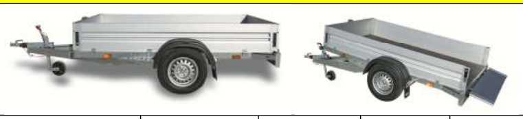Rimorchio H10 — Trasporto cose — misure e prezzo