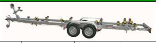 Rimorchio N2700-R — Imbarcazioni — misure e prezzo