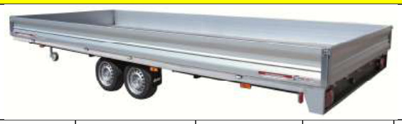Rimorchio PT35CL — Trasporto cose — misure e prezzo