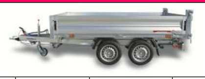 Rimorchio RB27 — Ribaltabili — misure e prezzo