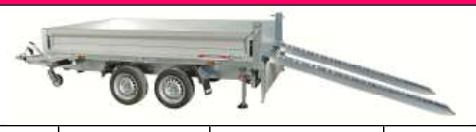 Rimorchio RB35L — Ribaltabili — misure e prezzo