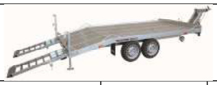 Rimorchio TM35V — Rampe — misure e prezzo