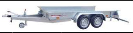 Rimorchio TR35F — Rampe — misure e prezzo